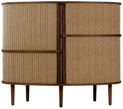 Zdjęcie Umage Szafka Audacious Wysoka Brązowa Na Ciemnych Dębowych Nogach (5804C72601) - Stęszew