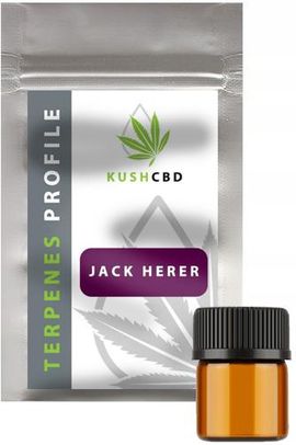 【Sativa】 Jack Herer 1ml CBD 10 Kush-Cbd Naturalne Terpeny Konopne Profil Terpenowy Blend