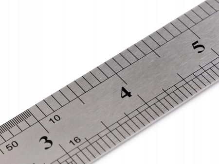 Stoklasa Liniał Linijka Metalowa Krawiecka Uniwersalna 30cm 900925 - zdjęcie 2