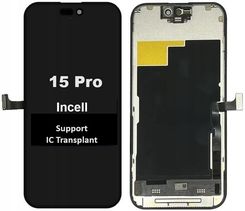 Zdjęcie Wyświetlacz LCD ekran dotyk digitizer do Apple iPhone 15 Pro (Incell) (Wymienny IC) - Stepnica