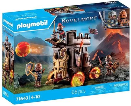Playmobil 71643 Zestaw Figurek Novelmore Wóz Bojowy Z Armatą Ogniową
