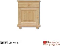 Zdjęcie Drewmax szafka nocna sosnowa SN 101 - Biała Rawska