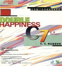 Zdjęcie Dhs Okładzina C7 Długi Czop Do Tenisa Stołowego Czarna - Dębica