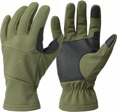 Zdjęcie Rękawice Rękawiczki Softshell Zimowe Helikon Lizard Grip Olive Green L - Turek