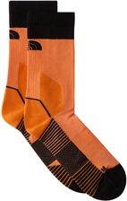 Skarpety do biegów trailowych unisex The North Face TRAIL RUN CREW pomarańczowe NF0A882FTNI