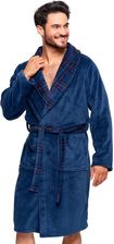 Zdjęcie Szlafrok męski Moraj PDSZ7500-002 granatowy - Pacanów