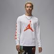 Męski T-shirt z długim rękawem Jordan - Biel