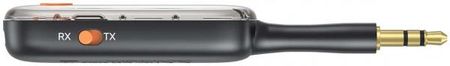 Nadajnik/odbiornik audio 2w1 Unitek Adapter Bluetooth 5.3 zasięg 10m czarny (B1111A01) - zdjęcie 3