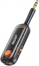 Nadajnik/odbiornik audio 2w1 Unitek Adapter Bluetooth 5.3 zasięg 10m czarny (B1111A01)