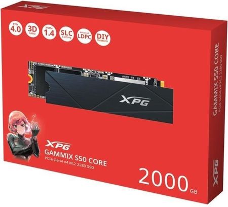 Adata Dysk SSD XPG Gammix S50 Core 2TB M.2  (SGAMMIXS50C2000GCS) - zdjęcie 6