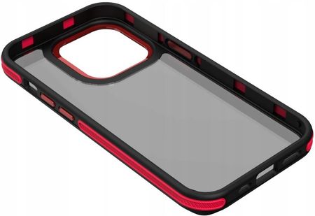 Etui Case Plecki Crystal Black Do Iphone 14 Pro Max 6 7 Czerwona Szkło - zdjęcie 4