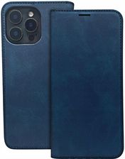 Etui Z Klapką Smart Suede Samsung Galaxy A35 5G Granatowe Szkło