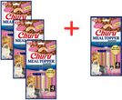 Inaba Cat Meal Topper Tuna With Salmon Recipe 4x(4x14g)