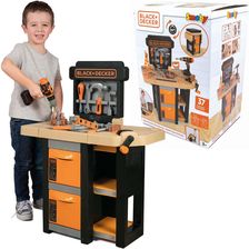 Zabawka Smoby Black&Decker Open workbench otwarty Warsztat Bricolo 37 elementów