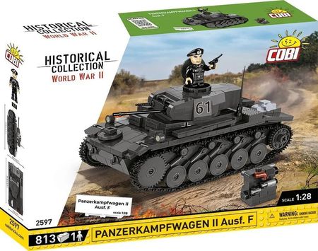 COBI Historical Collection WWII Panzerkampfwagen II Ausf.F (COBI-2597)