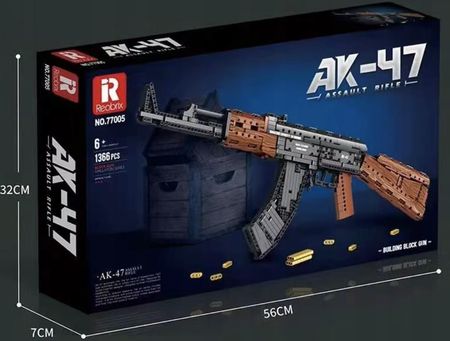 Reobrix No.77005 AK-47 アサルトライフル AmazingBlock Reobrix 77005 AK47 Model Building Kit, Building