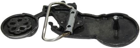 Klamra Bezniklowa Do Paska Sprzączka Pełna Blaszka Z Bolczykiem 40 mm Metalowa Solidna KBOL40/88 Motocykl - zdjęcie 3