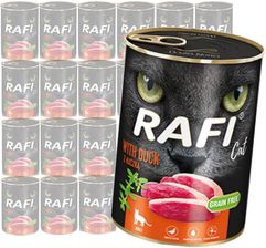 Rafi Mokra Karma Dla Kota Z Kaczką 24X400G