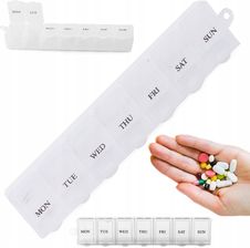 Zdjęcie Pojemnik Na Leki Tygodniowy Lekarstwa Kasetka Organizer Na Suplementy 7 Dni - Legionowo