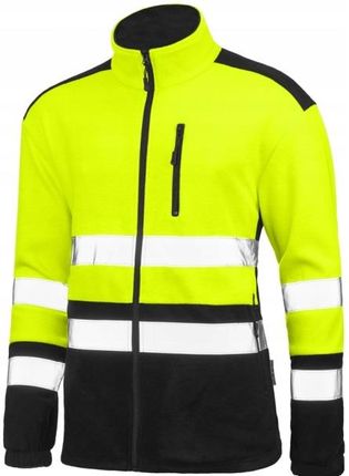 Polar Roboczy Odblaskowy Bluza Robocza Ocieplana Polarowa Ostrzegawcza