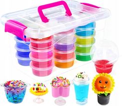 Regmag Laboratorium Slime Duży Zestaw Dla Dzieci Gluty Akcesoria Ozdoby 71W1 Zd-07 - zdjęcie 1