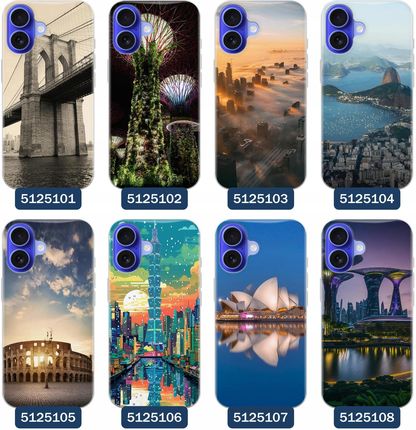 Superetui Etui Do Iphone 16 Miasta Świata Tokio Rzym Paryż Londyn N Y - zdjęcie 2