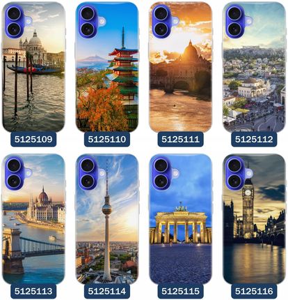 Superetui Etui Do Iphone 16 Miasta Świata Tokio Rzym Paryż Londyn N Y - zdjęcie 4