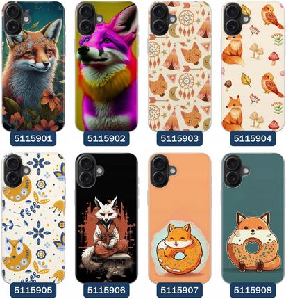 Superetui Etui Do Iphone 16 Plus Lis Lisy Słodkie Liski - zdjęcie 2