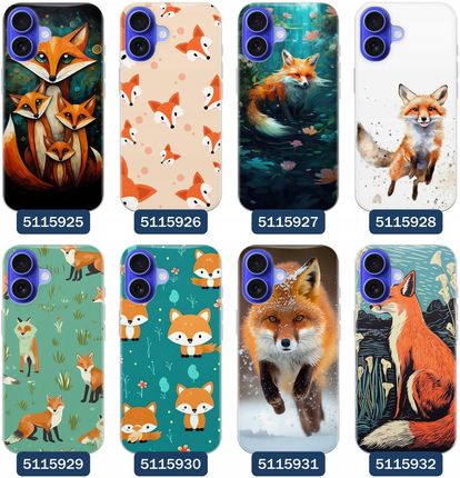 Superetui Etui Do Iphone 16 Lis Lisy Słodkie Liski - zdjęcie 2