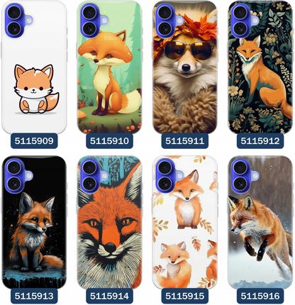 Superetui Etui Do Iphone 16 Lis Lisy Słodkie Liski - zdjęcie 3