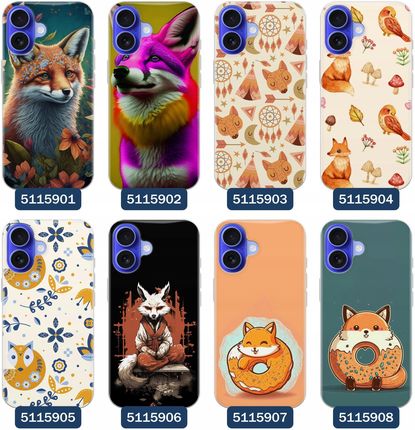 Superetui Etui Do Iphone 16 Lis Lisy Słodkie Liski - zdjęcie 4