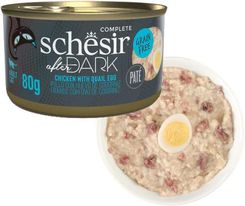 Schesir Cat After Dark Pate Karma Mokra Dla Kota Dorosłego Chicken With Quail Egg Pasztet Z Kurczakiem I Jajami Przepiórczymi 80G