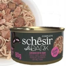 Schesir Cat After Dark Karma Mokra Dla Kota Dorosłego Chicken With Ham In Broth Filety Z Kurczakiem I Szynką W Rosole 80G