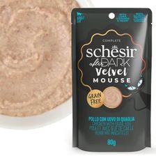 Schesir Cat After Dark Karma Mokra Dla Kotów Dorosłych Chicken With Quail Egg Mus Kurczakiem I Jajkami Przepiórczymi 80G