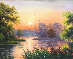 Zdjęcie Titanum Malowanie Po Numerach 40X50Cm Pejzaż - Żnin