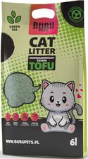 Bubu Pets Żwirek Biodegradowalny Tofu Zielona Herbata Dla Kota Pojemność 6L
