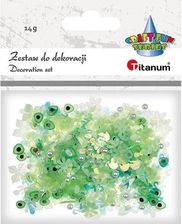 Zdjęcie Zestaw Perełki Cekiny Zielone 14G Mix - Grodzisk Wielkopolski