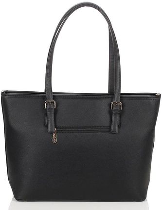 Gallantry Paris Czarna torebka shopper na wygodnych rączkach - zdjęcie 2