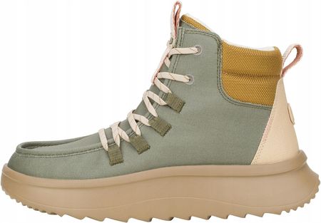 Damskie Buty Botki Trzewiki Zamszowe HeyDude Wendy Peak Apres Twill 39