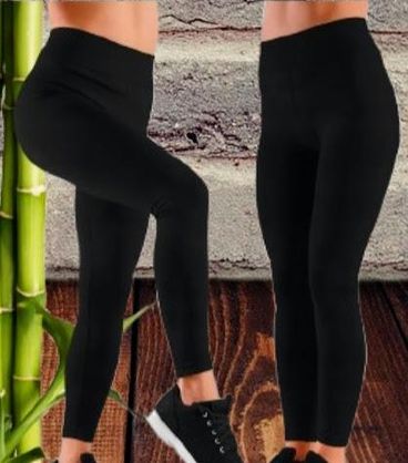 Legginsy SPODNIE Ocieplane Futerkiem Czarne Damskie THERMO 4/6XL - zdjęcie 4