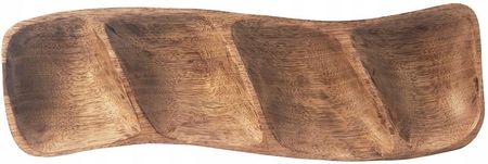 Orion Talerz Na Przekąski Drewniany Dzielony Mango 35X11Cm (129219) - zdjęcie 2