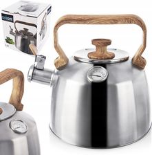 Orion Czajnik Z Gwizdkiem Termometrem Stalowy Solidny 3,2L (113521)