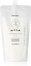 Kemon Actyva Nutrizone Ricca Intensywna Maseczka Do Ekstremalnie Suchych Włosów 500ml