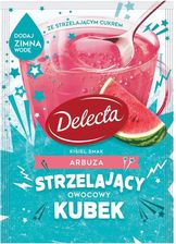 Delecta Owocowy Kubek Kisiel Na Zimno Ze Strzelającym Cukrem Smak Arbuzowy 34g