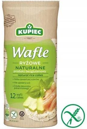 Kupiec Wafle Ryżowe Naturalne 120g Zestaw 14szt. - zdjęcie 3