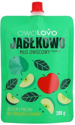 Owolovo Mus Jabłkowo Owocowy Premium Jabłkowy 200g X16 - zdjęcie 2