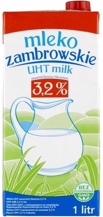 Mlekpol Mleko Zambrowskie Uht 3,2% 1l X 12szt. - zdjęcie 2