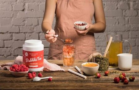 Boboq Kulki Do Bubble Tea Molekularny Kawior 2kg Malina - zdjęcie 6