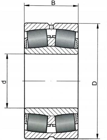 Cuscinetto A Rulli Sferici FAG 23228-E1A-XL-M &ndash; Nuovo, Alesaggio Cilindrico, Gabbia In Ottone