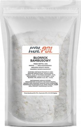 Kol Pol Mąka Bambusowa 1kg Błonnik Bambusowy Dieta Keto - zdjęcie 4